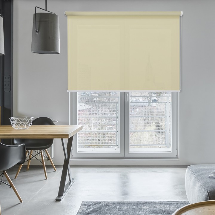 Roleta wolnowisząca Gładka Przyciemniająca Gładka Beżowa 501