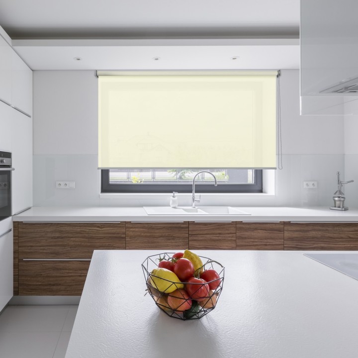 Roleta wolnowisząca Gładka Przyciemniająca Gładka Kremowa Gl02