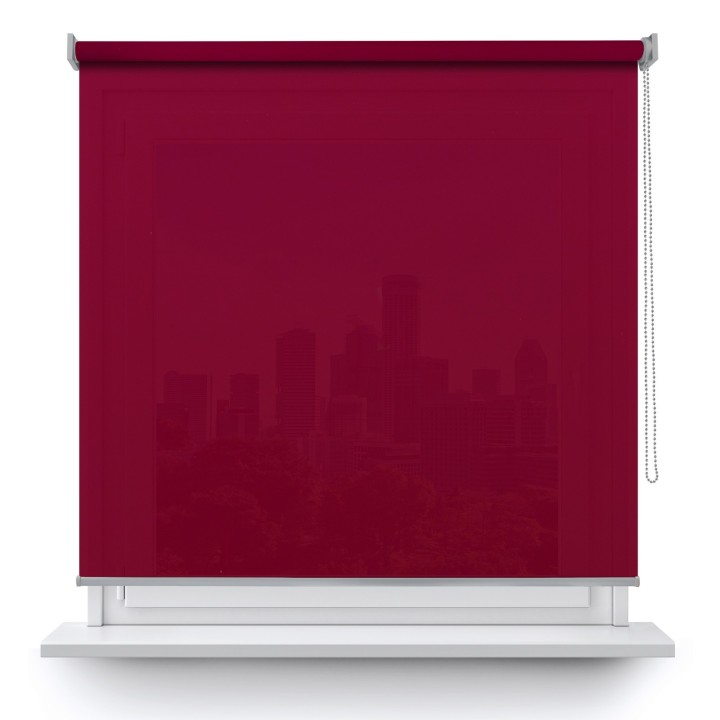 Roleta wolnowisząca Gładka Przyciemniająca Gładka Czerwona 505