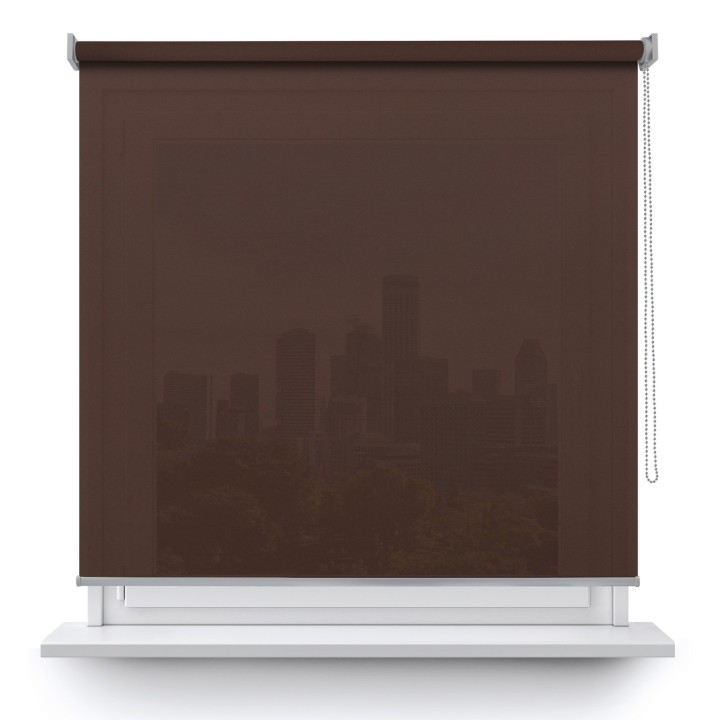 Roleta wolnowisząca Gładka Przyciemniająca Gładka Brązowa 524