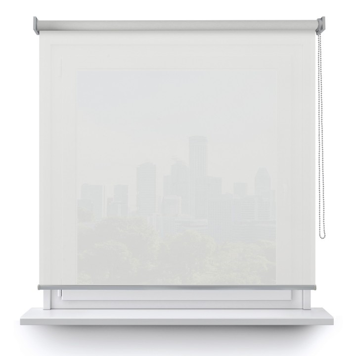 Roleta wolnowisząca Gładka Przyciemniająca Gładka Biała 530