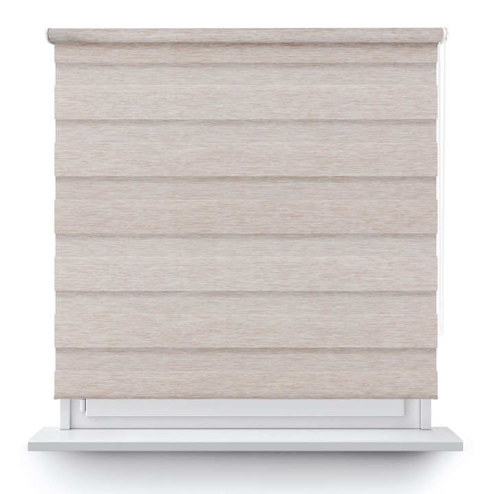 Roleta wolnowisząca Dzień Noc Przyciemniająca Bahama XV Beżowa Bh1502