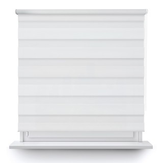 Roleta wolnowisząca Dzień Noc Przyciemniająca Bahama XV Biała Bh1500