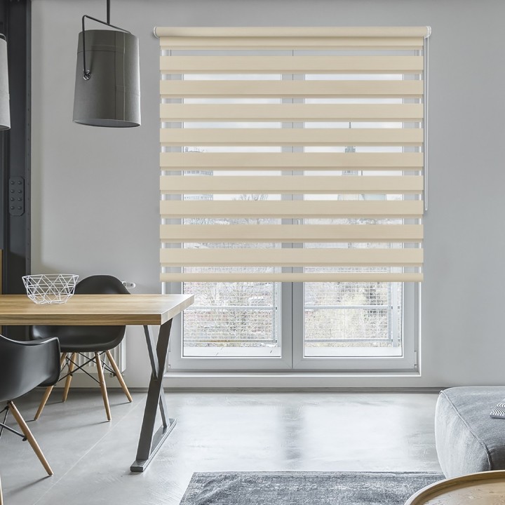 Roleta wolnowisząca Dzień Noc Przyciemniająca Bahama XXIII Beżowa Bh2303