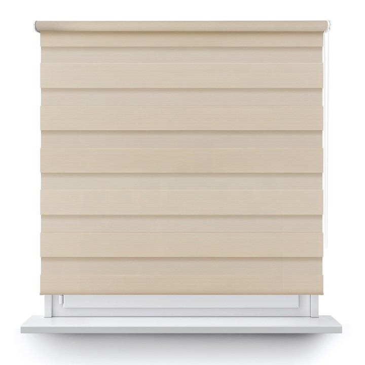 Roleta wolnowisząca Dzień Noc Przyciemniająca Bahama XXIII Beżowa Bh2303