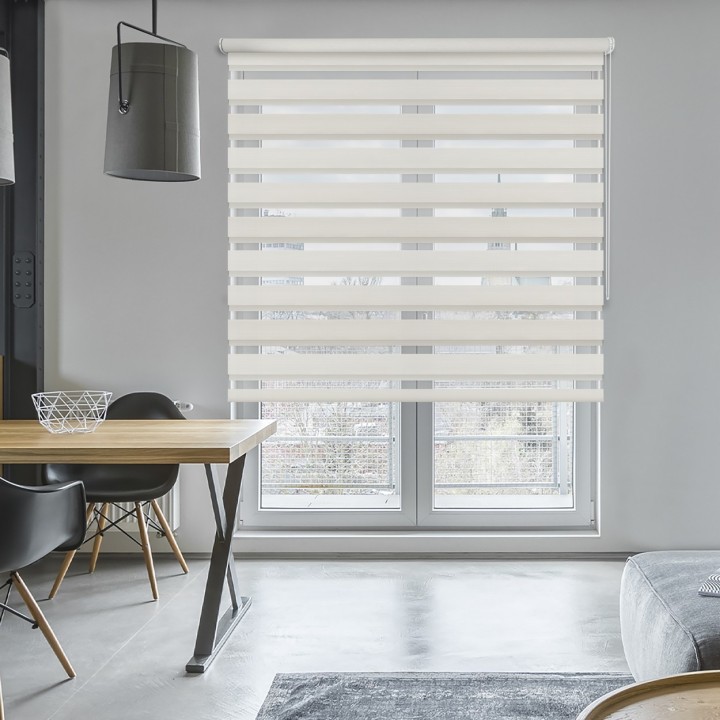 Roleta wolnowisząca Dzień Noc Przyciemniająca Bahama XXIII Jasnokremowa Bh2301