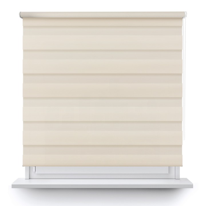 Roleta wolnowisząca Dzień Noc Przyciemniająca Bahama XXIII Kremowa Bh2302