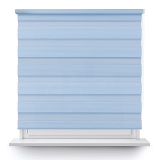 Roleta wolnowisząca Dzień Noc Przyciemniająca Bahama XXIII Niebieska Bh2307