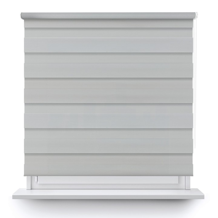 Roleta wolnowisząca Dzień Noc Przyciemniająca Bahama XXIII Szara Bh2308