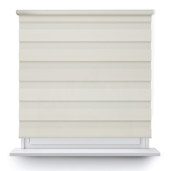 Roleta wolnowisząca Dzień Noc Przyciemniająca Chic Ecru 6002