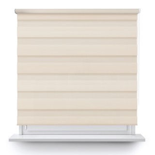 Roleta wolnowisząca Dzień Noc Przyciemniająca Classic Ciemnokremowa 5