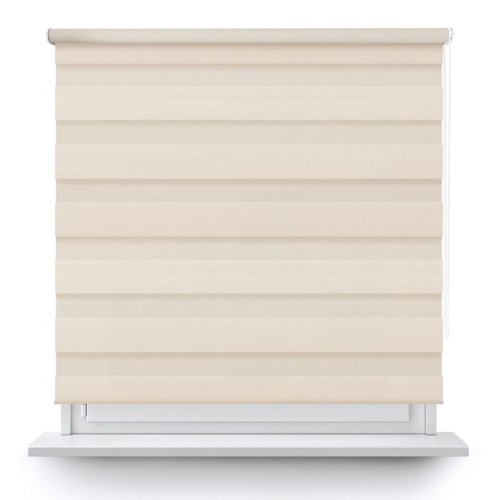 Roleta wolnowisząca Dzień Noc Przyciemniająca Classic Ciemnokremowa 5