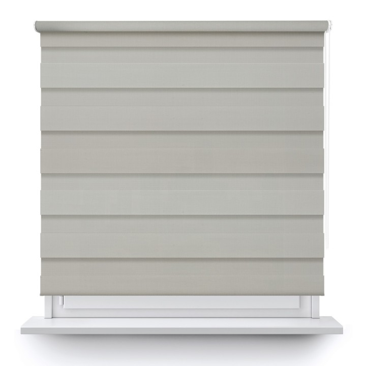 Roleta wolnowisząca Dzień Noc Przyciemniająca Classic Jasnoszara 21