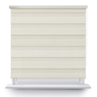Roleta wolnowisząca Dzień Noc Przyciemniająca Classic Kremowa 3