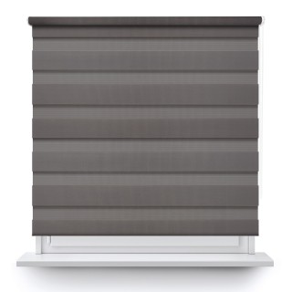 Roleta wolnowisząca Dzień Noc Przyciemniająca Classic Szara 1220