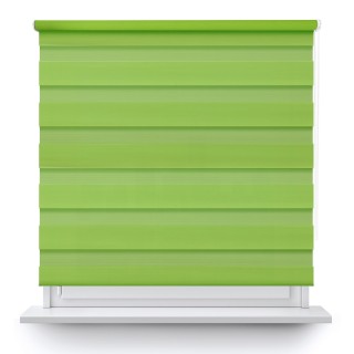 Roleta wolnowisząca Dzień Noc Przyciemniająca Classic Zielona Ag312
