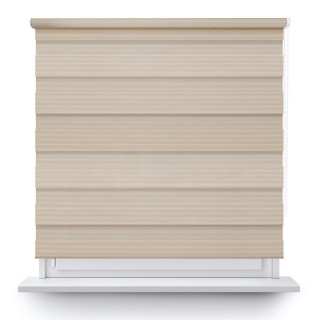 Roleta wolnowisząca Dzień Noc Przyciemniająca Essential Beżowa 1703