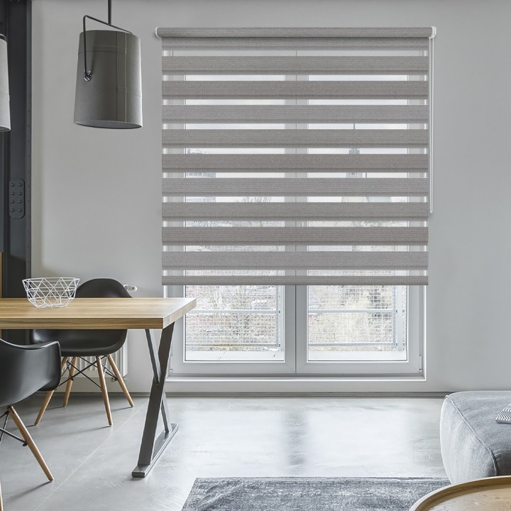 Roleta wolnowisząca Dzień Noc Przyciemniająca Essential Czarna 1707