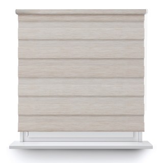 Roleta wolnowisząca Dzień Noc Przyciemniająca Forest Beżowa 9208