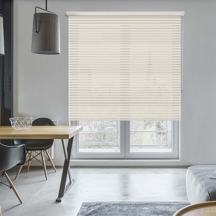 Roleta wolnowisząca Dzień Noc Przyciemniająca Modern Kremowa 1802