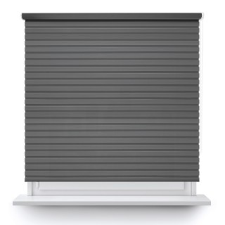 Roleta wolnowisząca Dzień Noc Przyciemniająca Modern Szara 1804