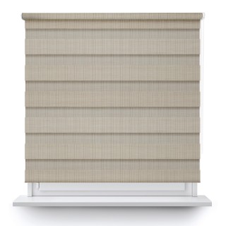 Roleta wolnowisząca Dzień Noc Przyciemniająca Organza Beżowa 2