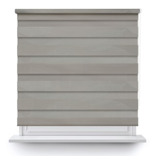 Roleta wolnowisząca Dzień Noc Przyciemniająca Romance Szara 1045