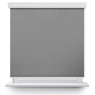 Roleta w kasecie aluminium Gładka Przyciemniająca Termo Zaciemniająca Szara 505