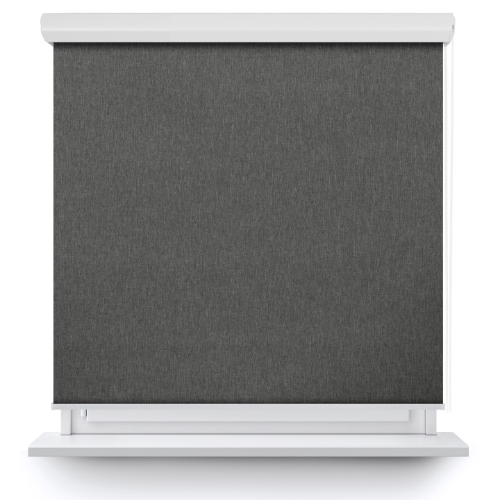 Roleta w kasecie aluminium Gładka Przyciemniająca Termo Zaciemniająca Szara 842