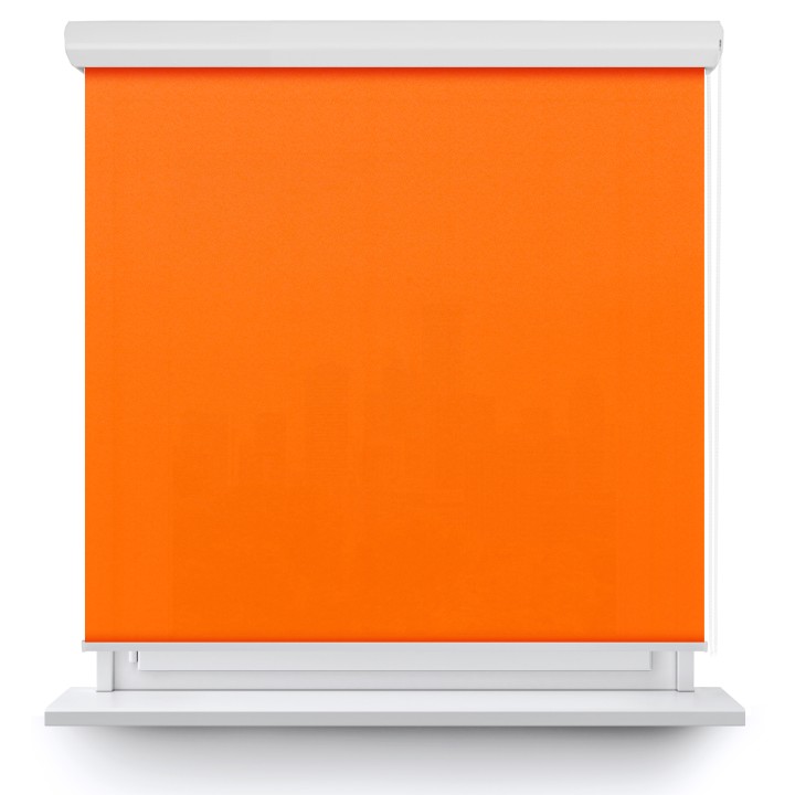 Roleta w kasecie aluminium Gładka Przyciemniająca Gładka Pomarańczowa 1865