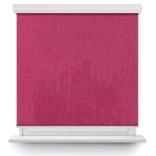 Roleta w kasecie aluminium Gładka Przyciemniająca Melange Różowa 736