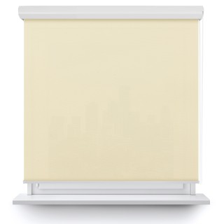 Roleta w kasecie aluminium Gładka Przyciemniająca Madryt Biała 850