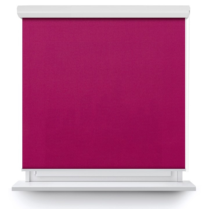 Roleta w kasecie aluminium Gładka Przyciemniająca Madryt Fioletowa 854