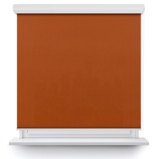 Roleta w kasecie aluminium Gładka Przyciemniająca Madryt Jasnobrązowa 858