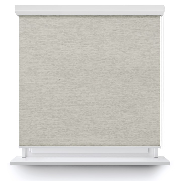 Roleta w kasecie aluminium Gładka Zaciemniająca EX Termo Blackout Szara 30