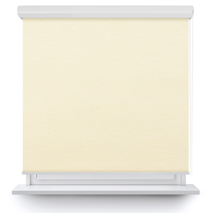 Roleta w kasecie aluminium Gładka Zaciemniająca EX Termo Blackout Beżowa 34