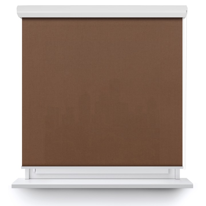 Roleta w kasecie aluminium Gładka Przyciemniająca Eden Brazowy 132