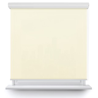 Roleta w kasecie aluminium Gładka Przyciemniająca Eden Biała 137