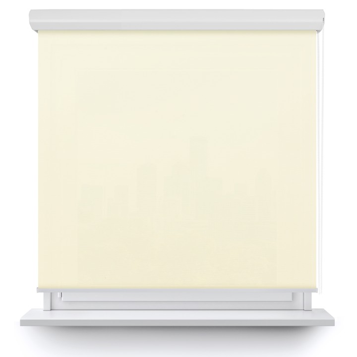 Roleta w kasecie aluminium Gładka Przyciemniająca Eden Biała 137