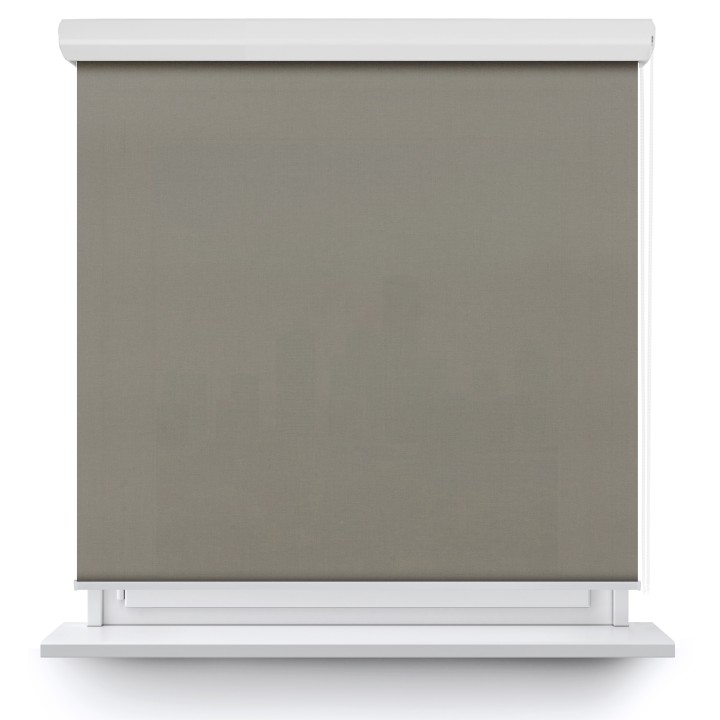 Roleta w kasecie aluminium Gładka Przyciemniająca Eden Jasnoszara 138