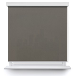 Roleta w kasecie aluminium Gładka Przyciemniająca Eden Szara 139