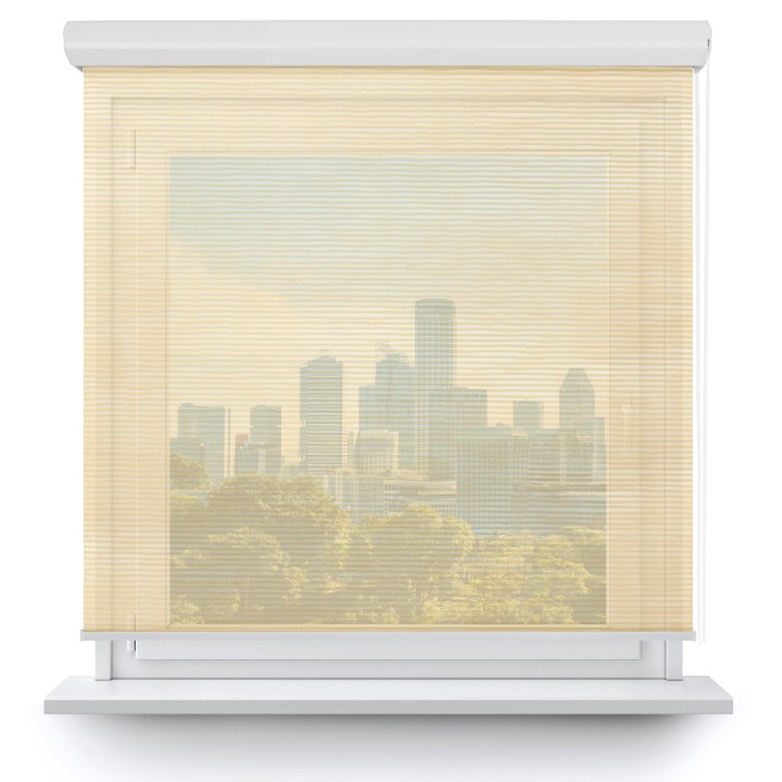 Roleta w kasecie aluminium Gładka Przyciemniająca Borneo Beżowa 102