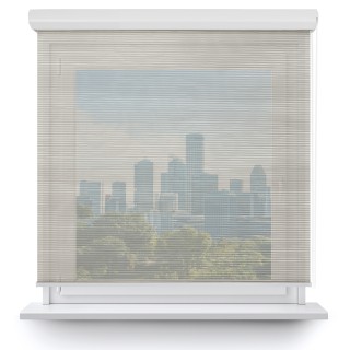 Roleta w kasecie aluminium Gładka Przyciemniająca Borneo Szara 103