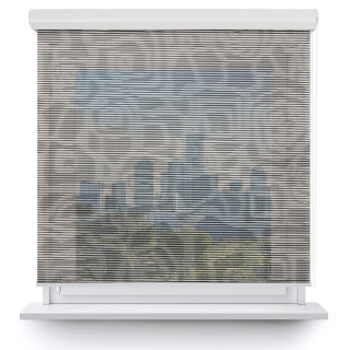 Roleta w kasecie aluminium Gładka Przyciemniająca Borneo Czarna 107