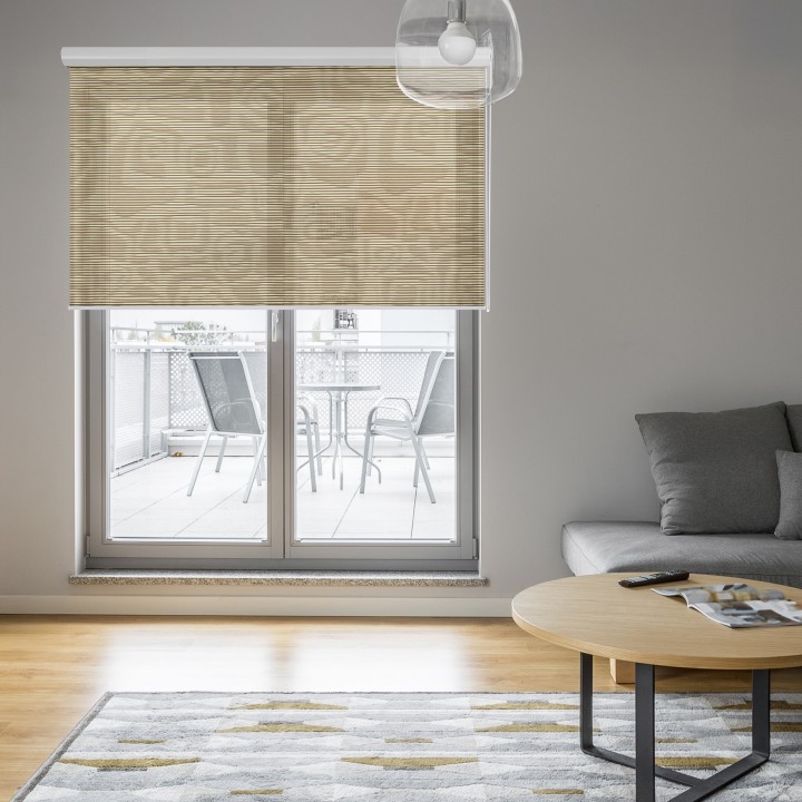 Roleta w kasecie aluminium Gładka Przyciemniająca Borneo Ciemnobrązowa 105