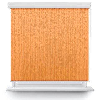 Roleta w kasecie aluminium Gładka Przyciemniająca Bambus Pomarańczowa 327