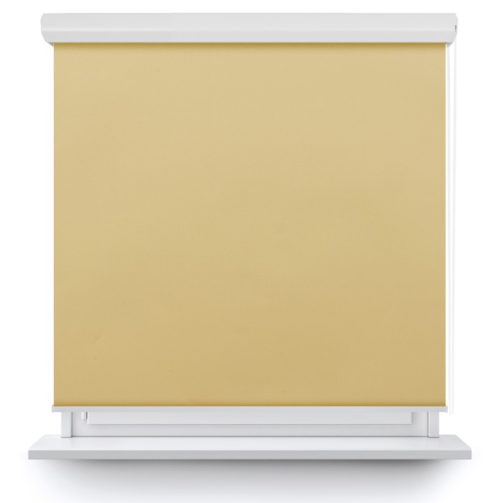 Roleta w kasecie aluminium Gładka Zaciemniająca Termo Zaciemniająca Żółta 057
