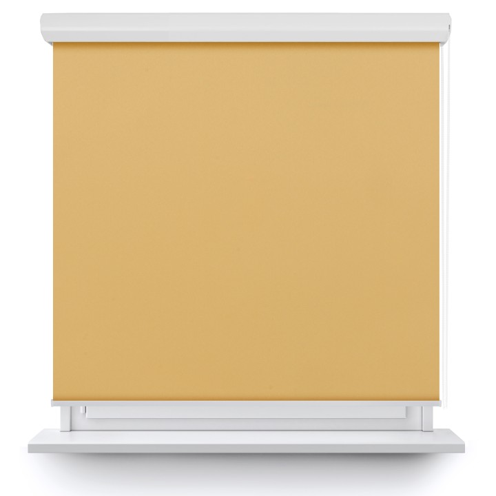 Roleta w kasecie aluminium Gładka Zaciemniająca Termo Zaciemniająca Pomarańczowa 60