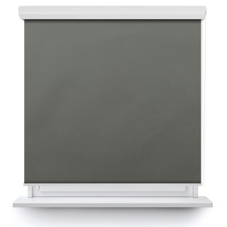 Roleta w kasecie aluminium Gładka Zaciemniająca Termo Zaciemniająca Ciemnoszara 61