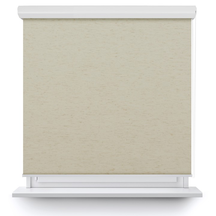 Roleta w kasecie aluminium Gładka Zaciemniająca Termo Zaciemniająca Beżowa 063